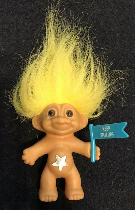 yellow troll doll|emo troll from trolls.